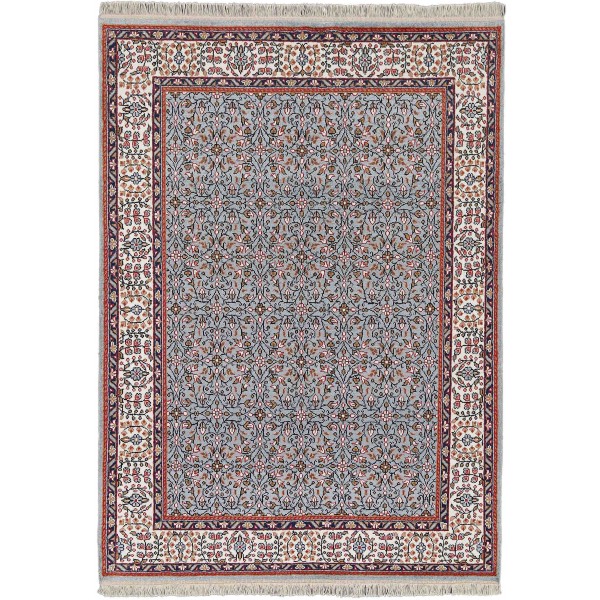 Persian blue color bamboo rugs