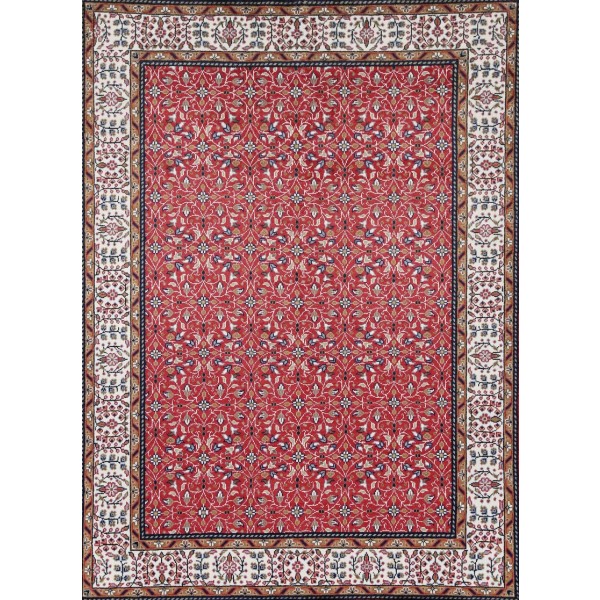 Persian red color bamboo rugs
