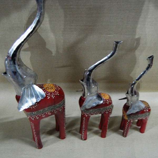  Trunk Elephant Set S/3