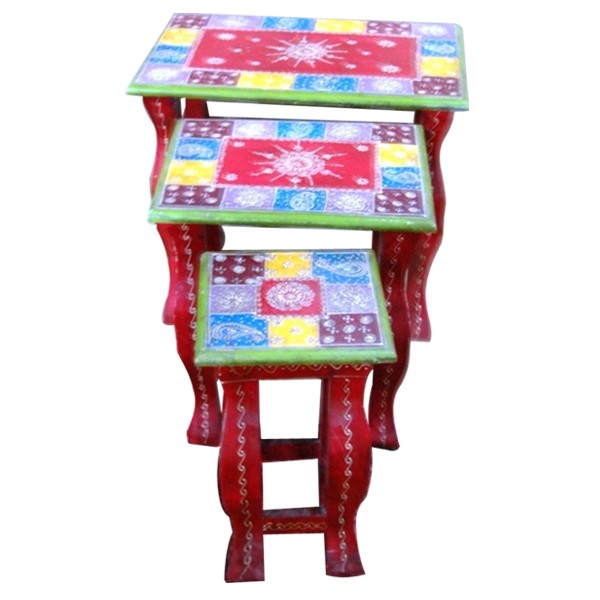 Nesting Stool Painted set S/3