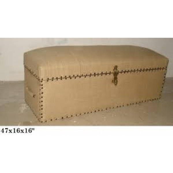 Jute FTd Wooden Trunk Box