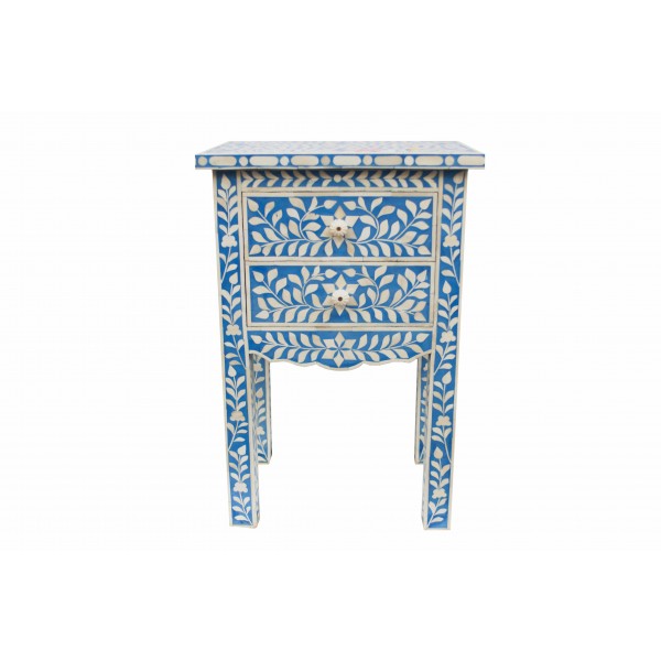 Bone Inlay Drawer Chest