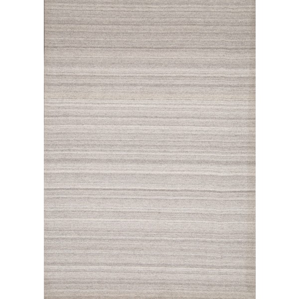 Natural Gray color Viscose Kilim with backing