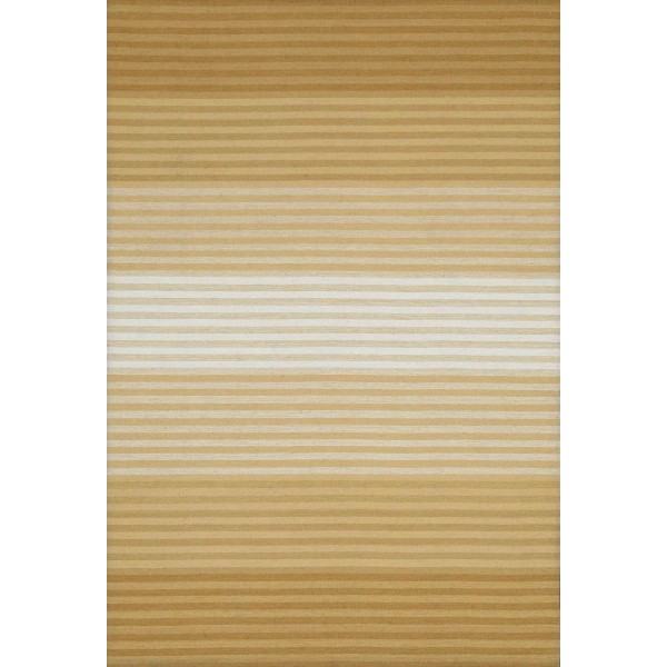 Gold color woolen Kilim with backing