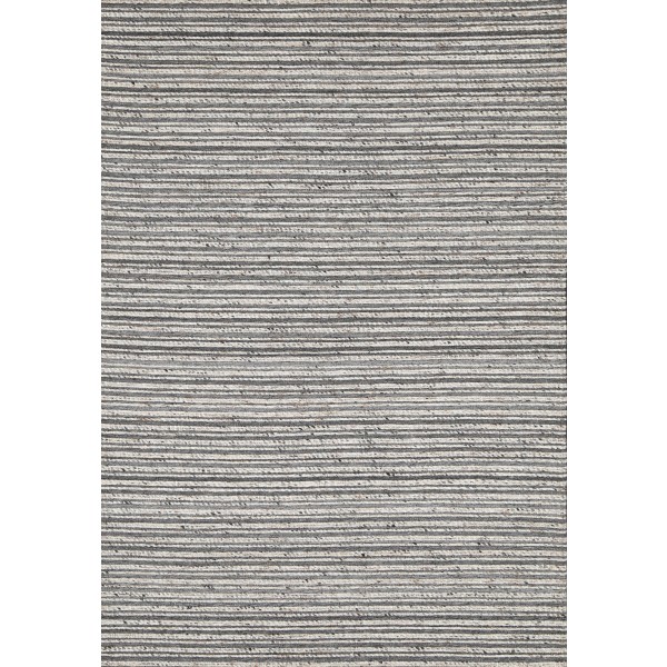 Gray color Viscose Kilim with backing