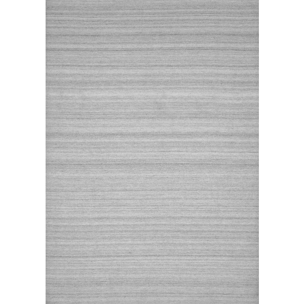 Natural silver color Viscose Kilim with backing