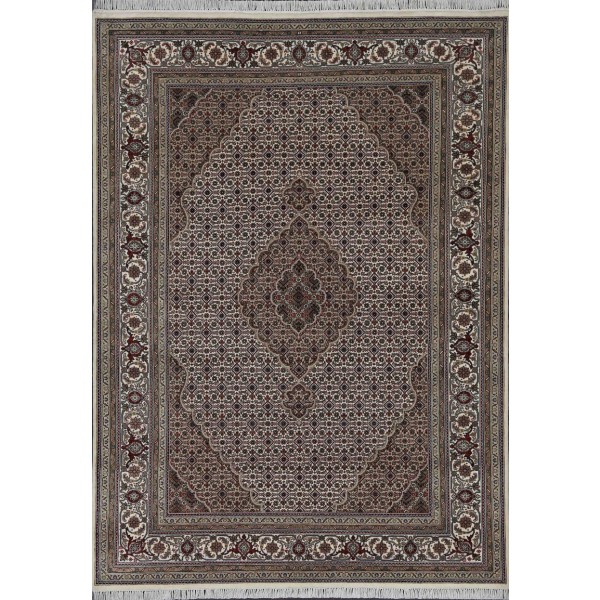 Persian brown color wool rugs