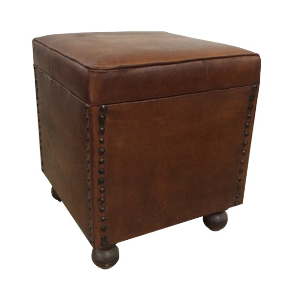 Leather  Ottomans