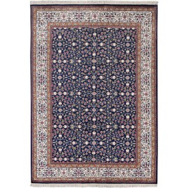 Persian blue color bamboo rugs