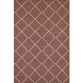 Chenille brown color Kilim with backing