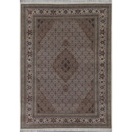 Persian brown color wool rugs
