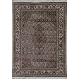 Persian brown color wool rugs